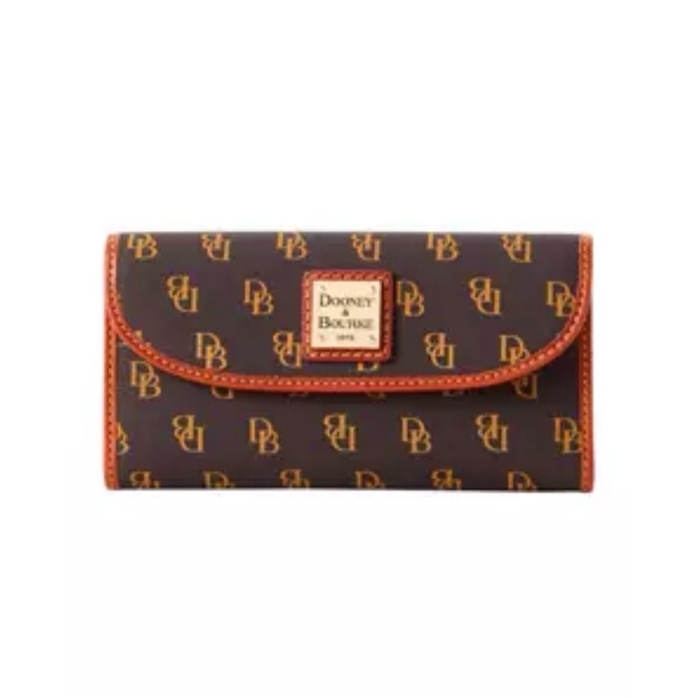 Dooney & Bourke Gretta Signature Continental Clutch